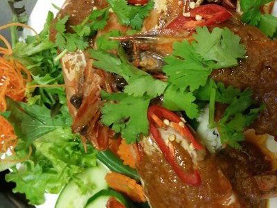 Chu Chee Tiger Prawns