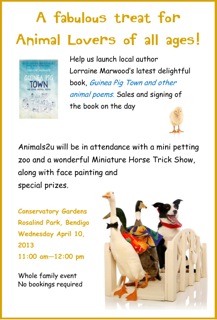 Book launch Wednesday 10th April