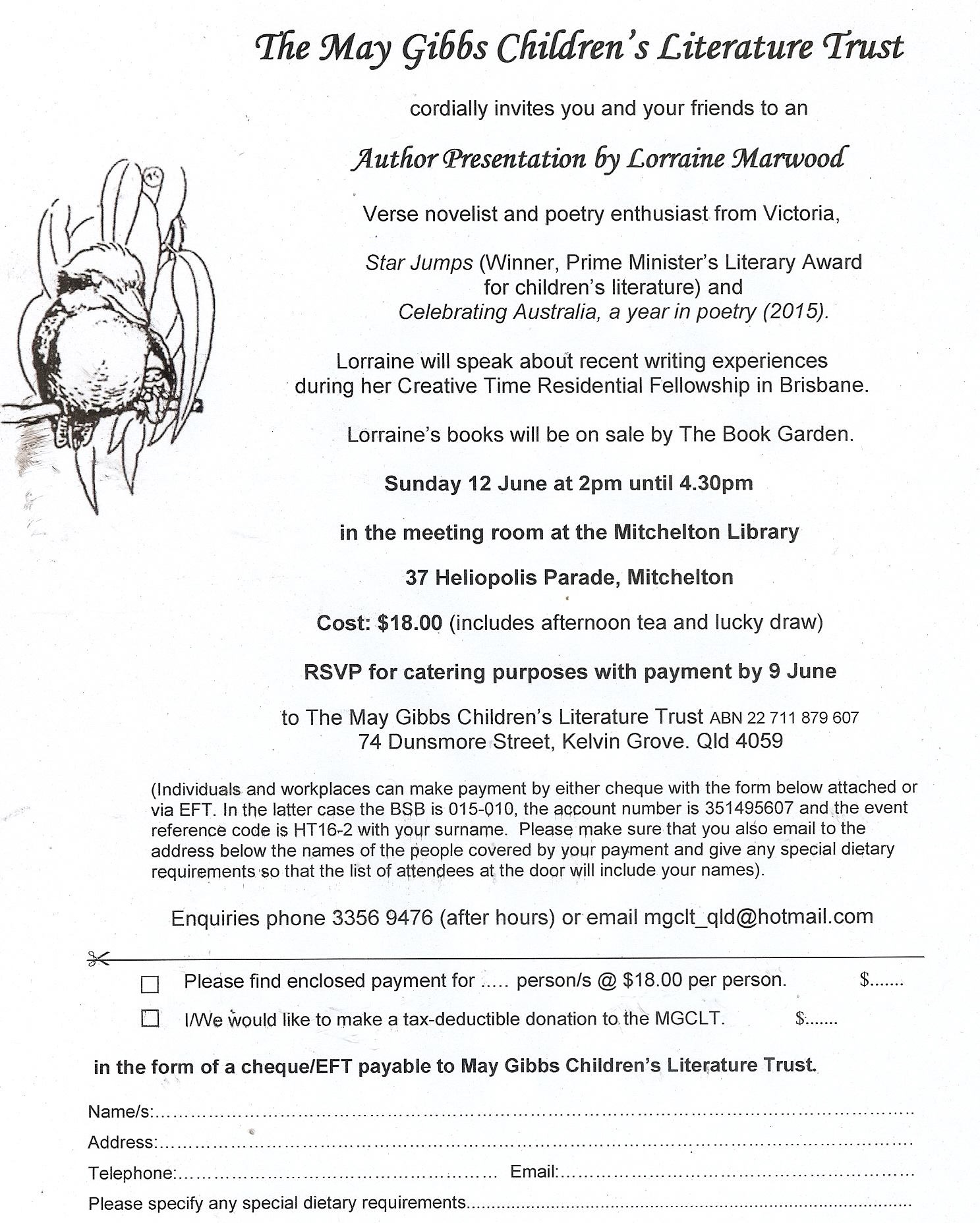 May Gibbs Children's Literature Fellowship